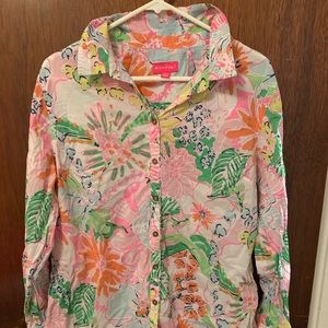 Lily Pulitzer button top